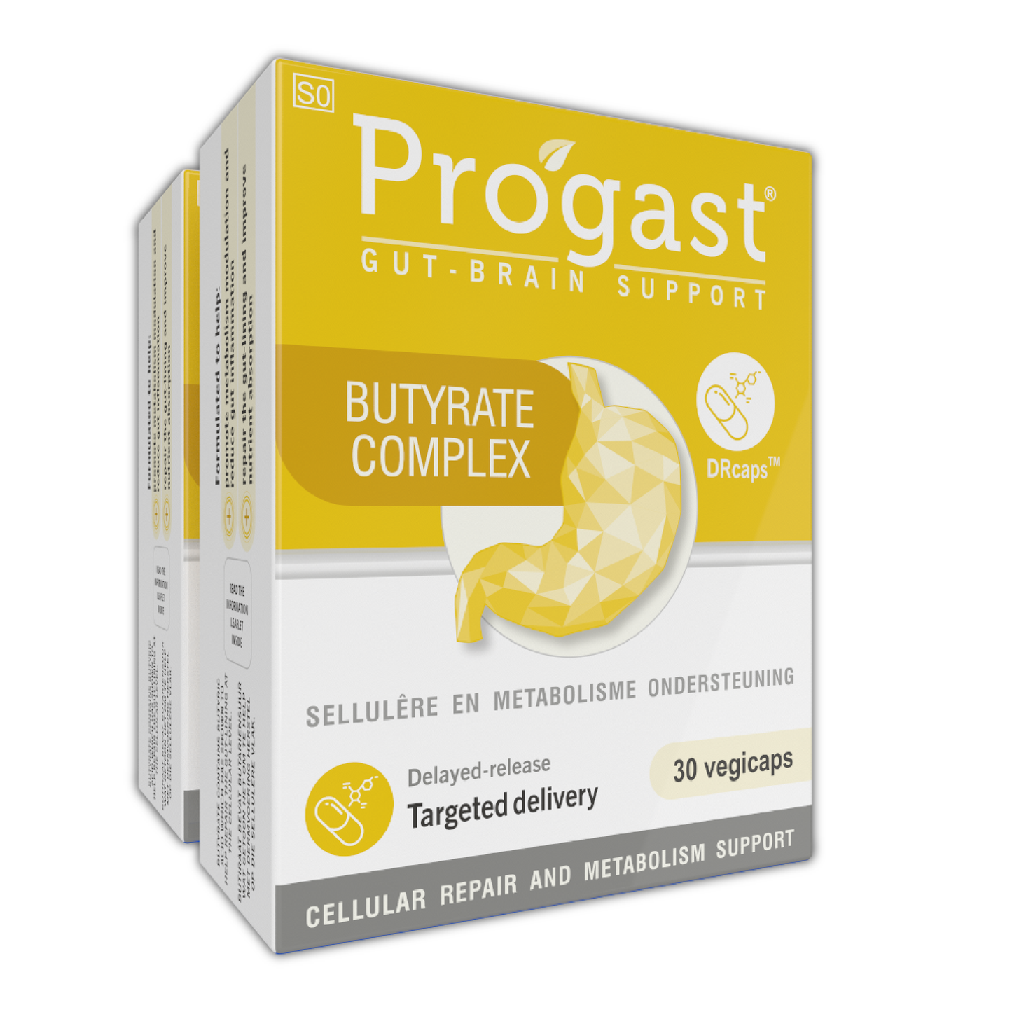 Progast Butyrate Comples 30 Capsules x 2