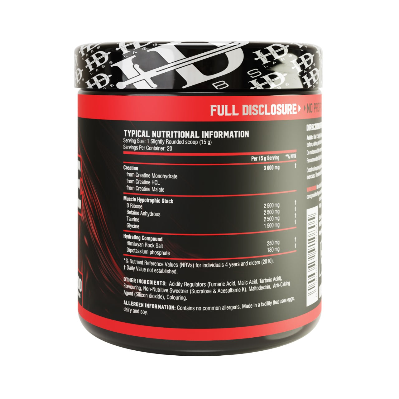 HD Labs Creatine Ultra - Icy Blue Lemonade