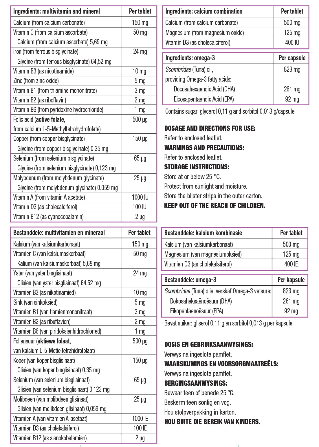PregOmega Plus - 30 Day Pack