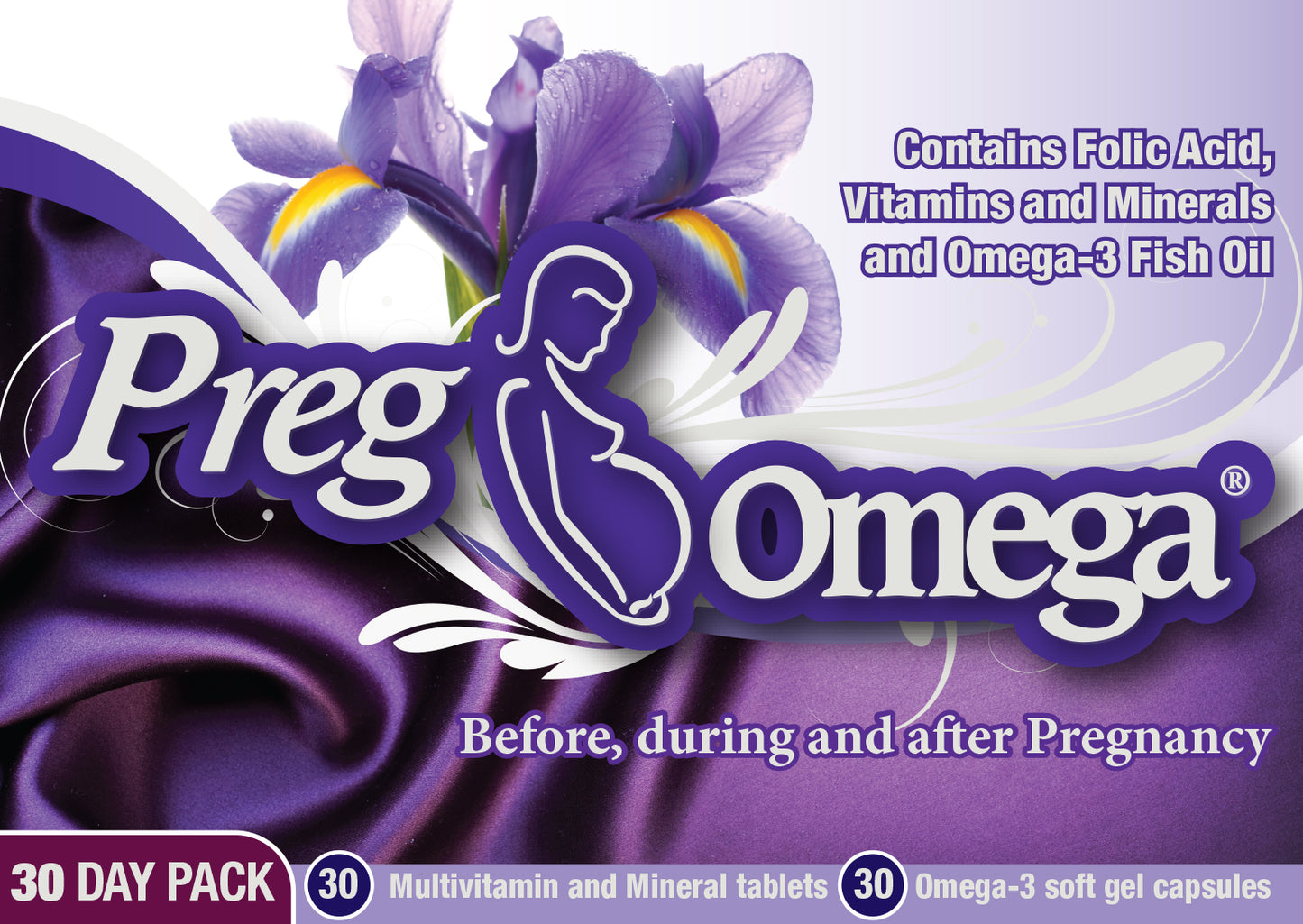 Pregomega 30 Day Pack Front View