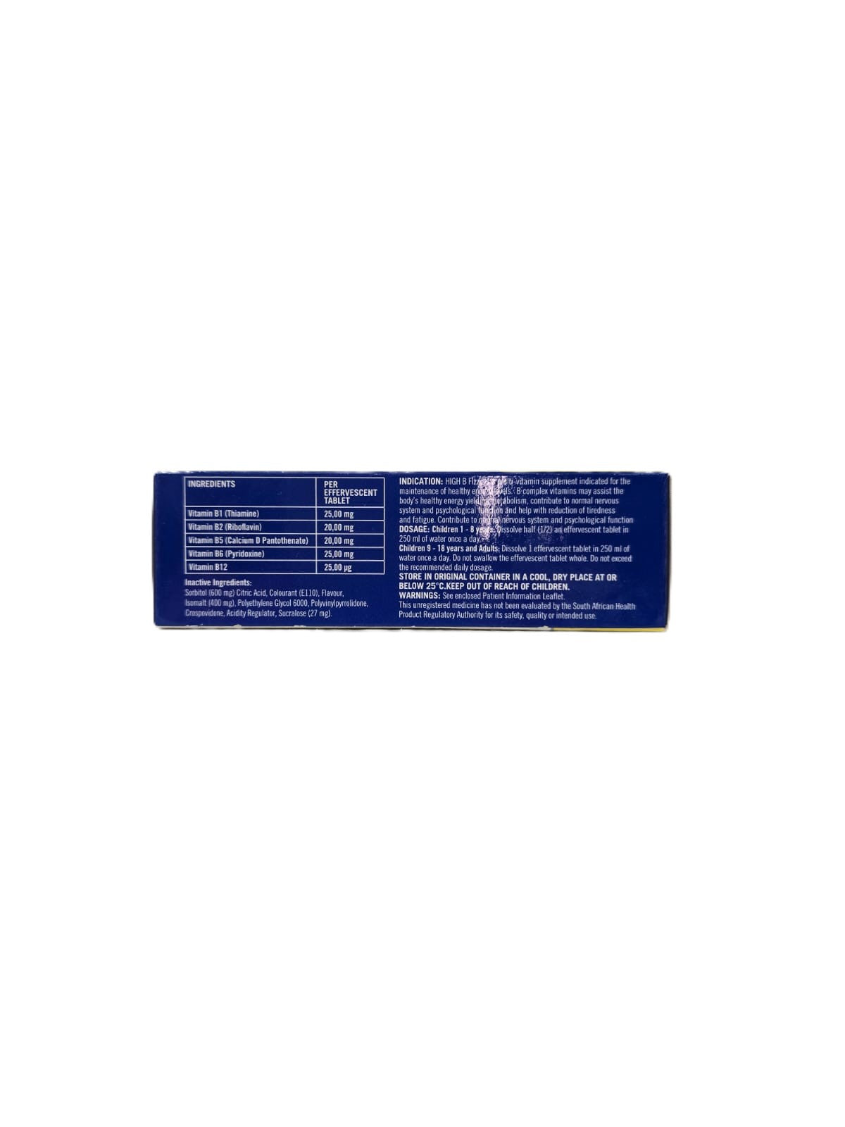 High B Fizzy Tablets 10