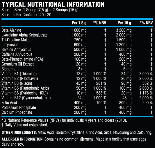 HD Labs Venom-HD Fruit Punch Pre-workout