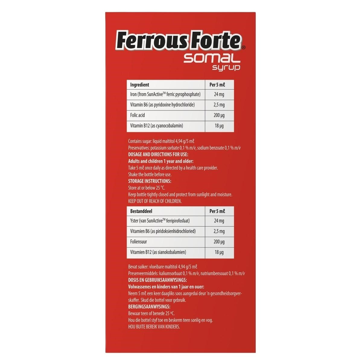 Ferrous Forte Somal Syrup 150ml