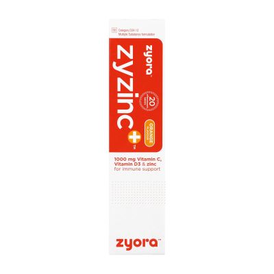 Zyora Zyzinc+ Fizzies - 20 Effervescent Tablets