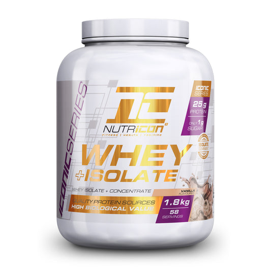 Nutricon - Whey + Isolate Protein - Vanilla - 1.8kg