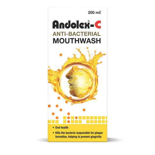 Andolex-C - Broad Spectrum Antiseptic Mouthwash - 200ml Front View