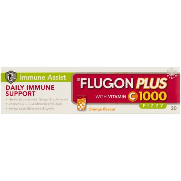 Flugon PLUS Fizzy 20s with Vitamin C 1000