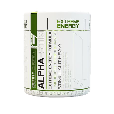 HealthyU Alpha-Stim Pre-Workout Front View