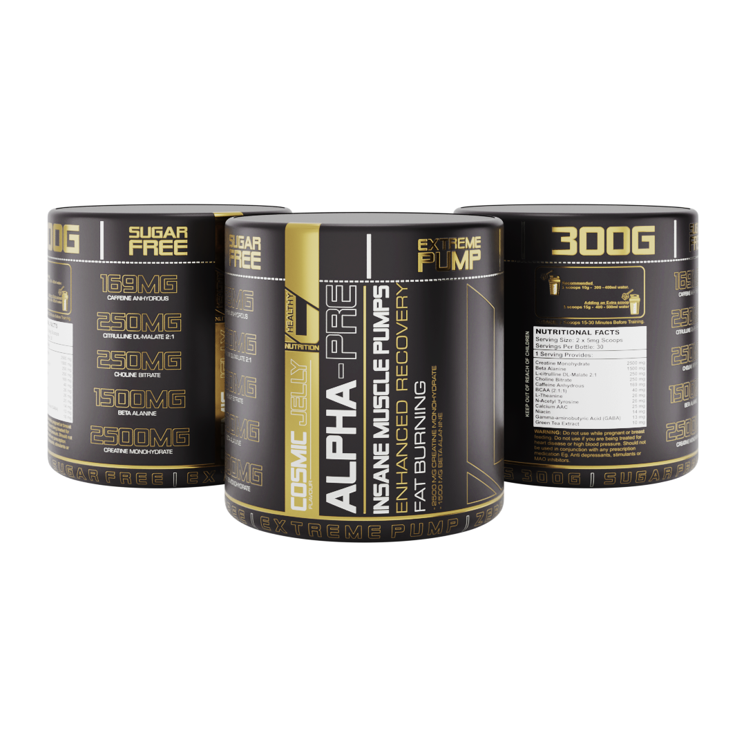 HealthyU Alpha Pre-Workout 3 Pack