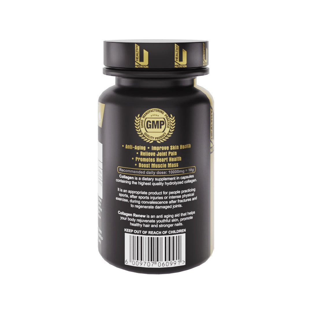 HealthyU Collagen 10000mg - 60 Capsules Right View