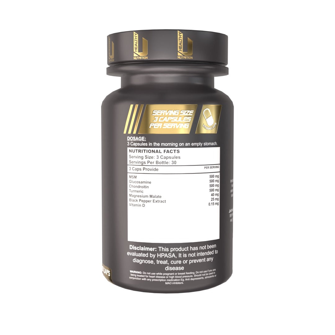 HealthyU Joint Support 90 Capsules Rear View