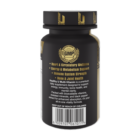 HealthyU Multivitamin 90 Capsules Right View