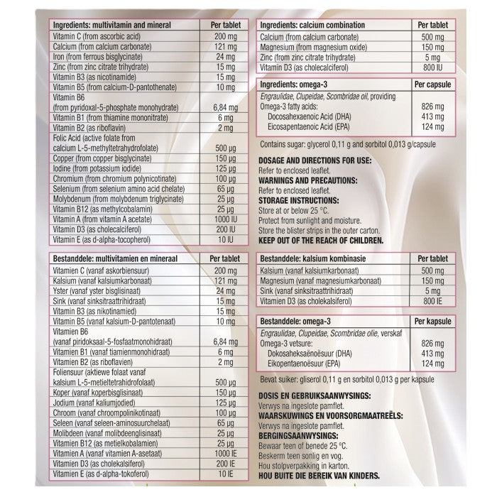 Pregomega PLATINUM 30 Day Pack