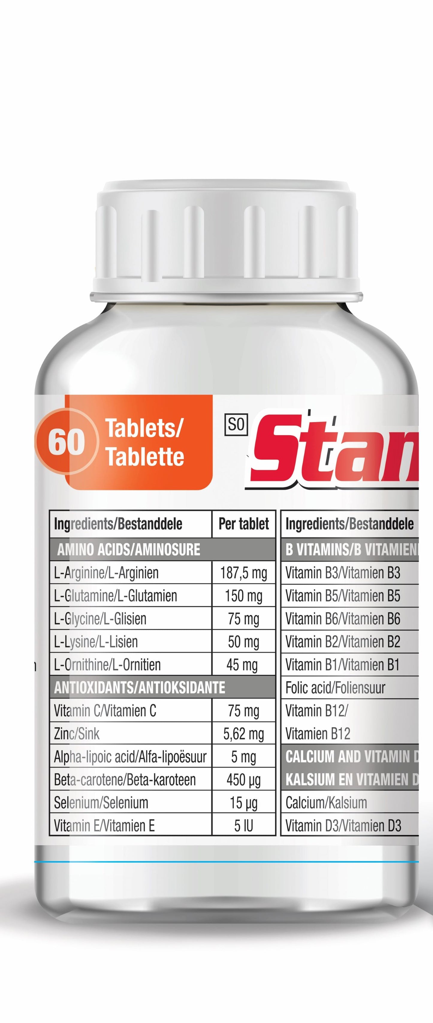 StaminoGro 60 Tablets dietary supplement for daily energy, stamina, and overall wellness