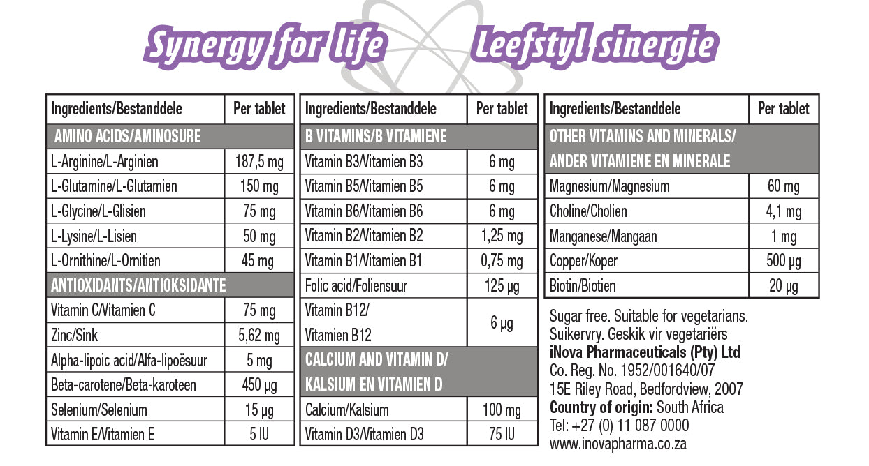 StaminoGro 60 Tablets dietary supplement for daily energy, stamina, and overall wellness