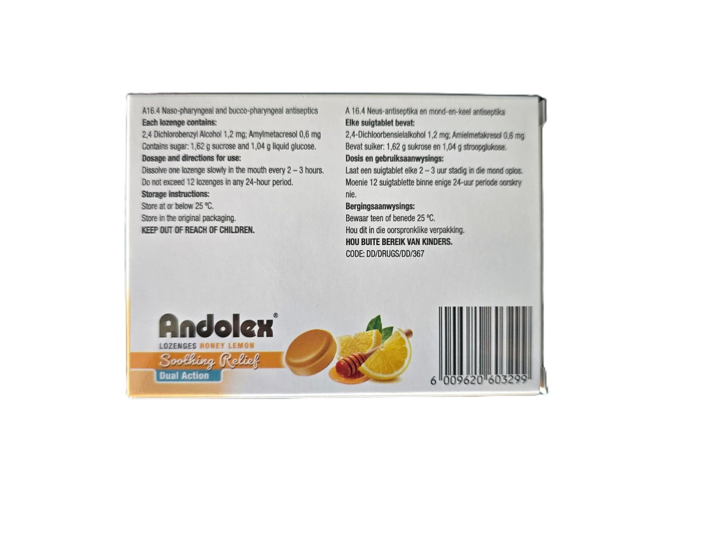 Andolex Lozenges 24s - Orange