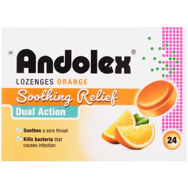Andolex Lozenges 24s - Orange