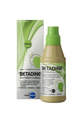 BETADINE Mouthwash & Gargle 125ml